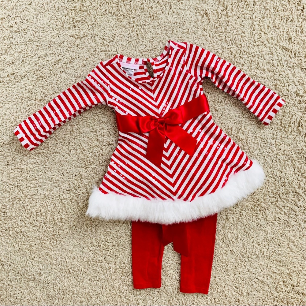 5 for $25 bundle // CandyCane Striped 2piece - EUC